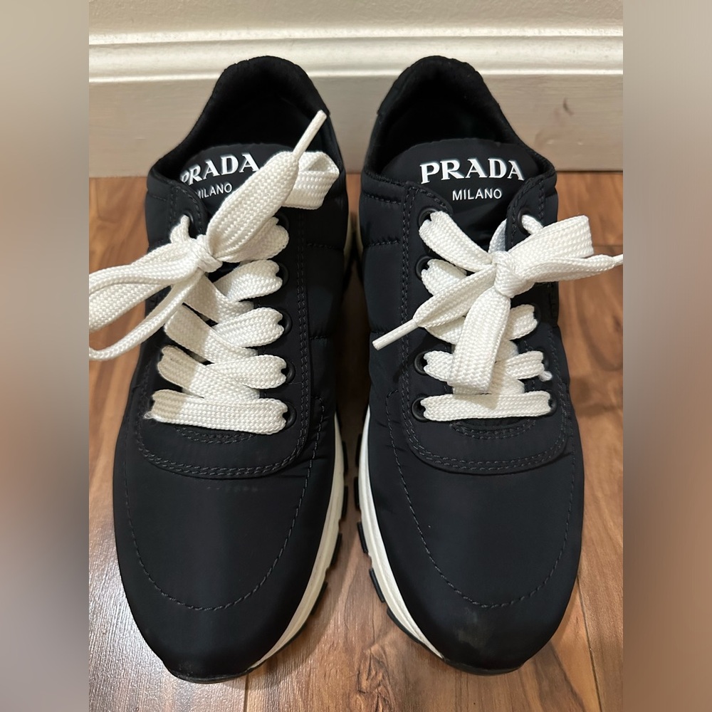 Prada Nylon Trainers - Preowned - very good condition 37.5